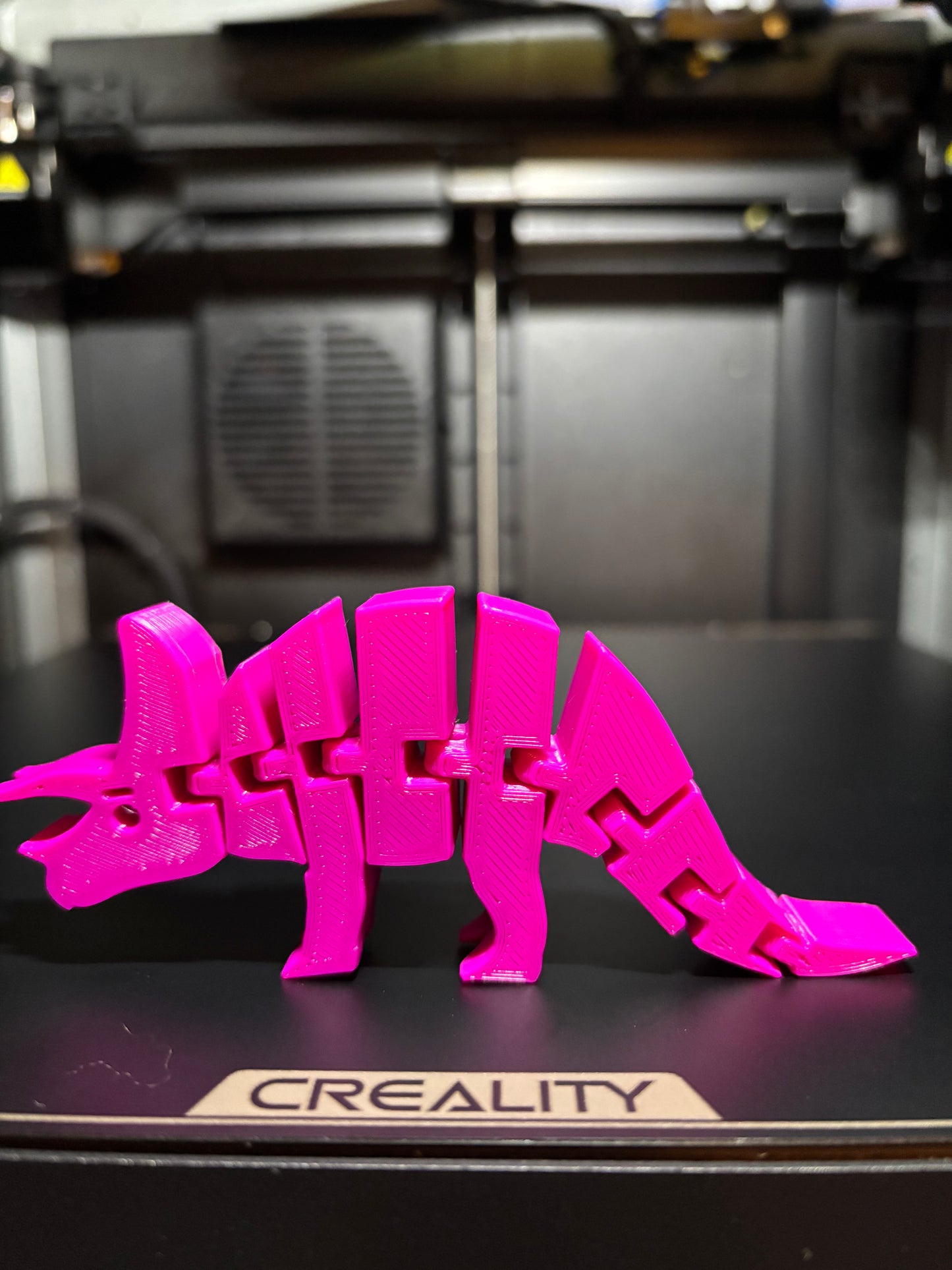 Articulated 3D-Printed Triceratops Flexi Dino 🦕