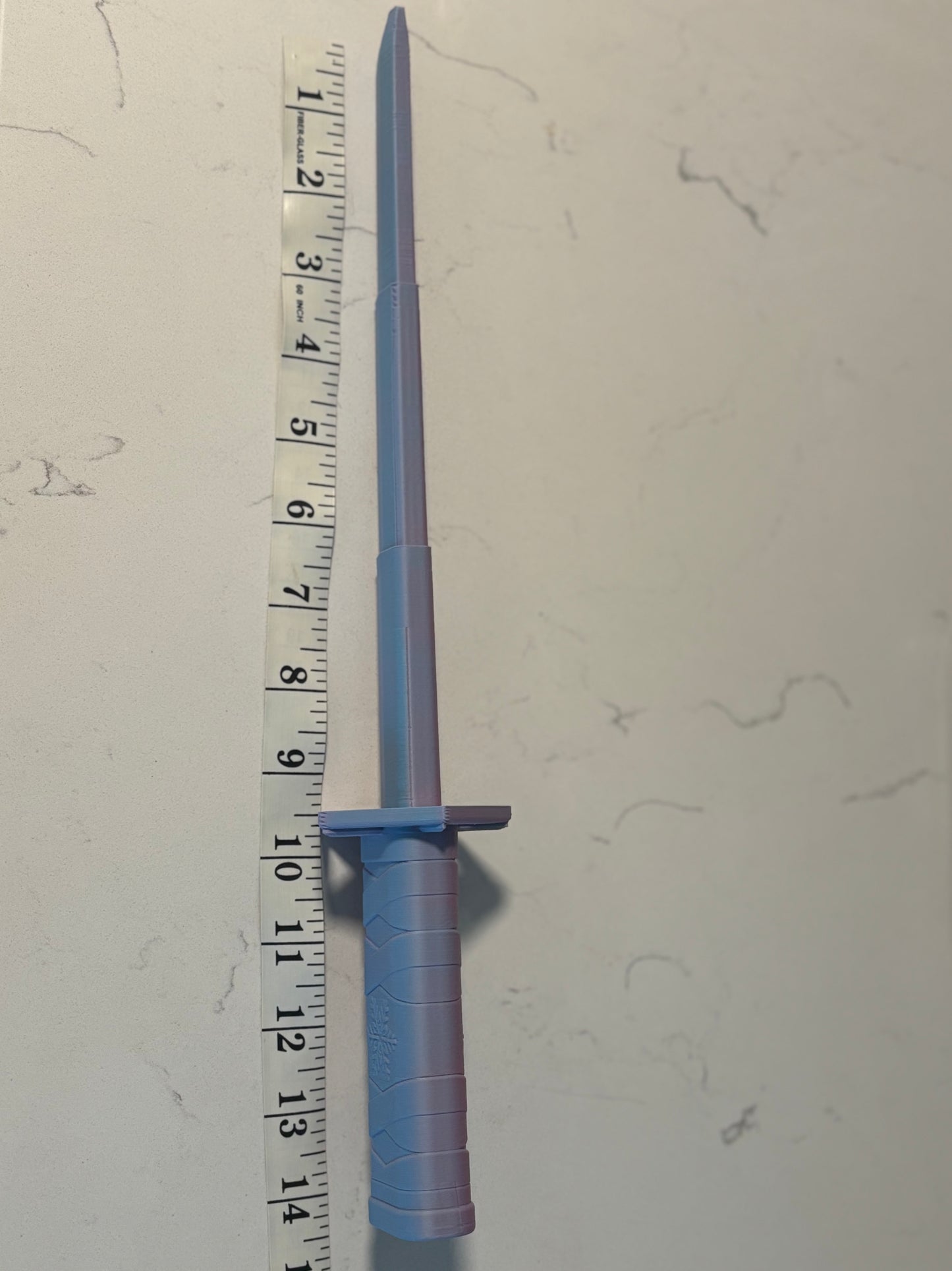 3D Printed Fantasy Dagger – Violet Edition