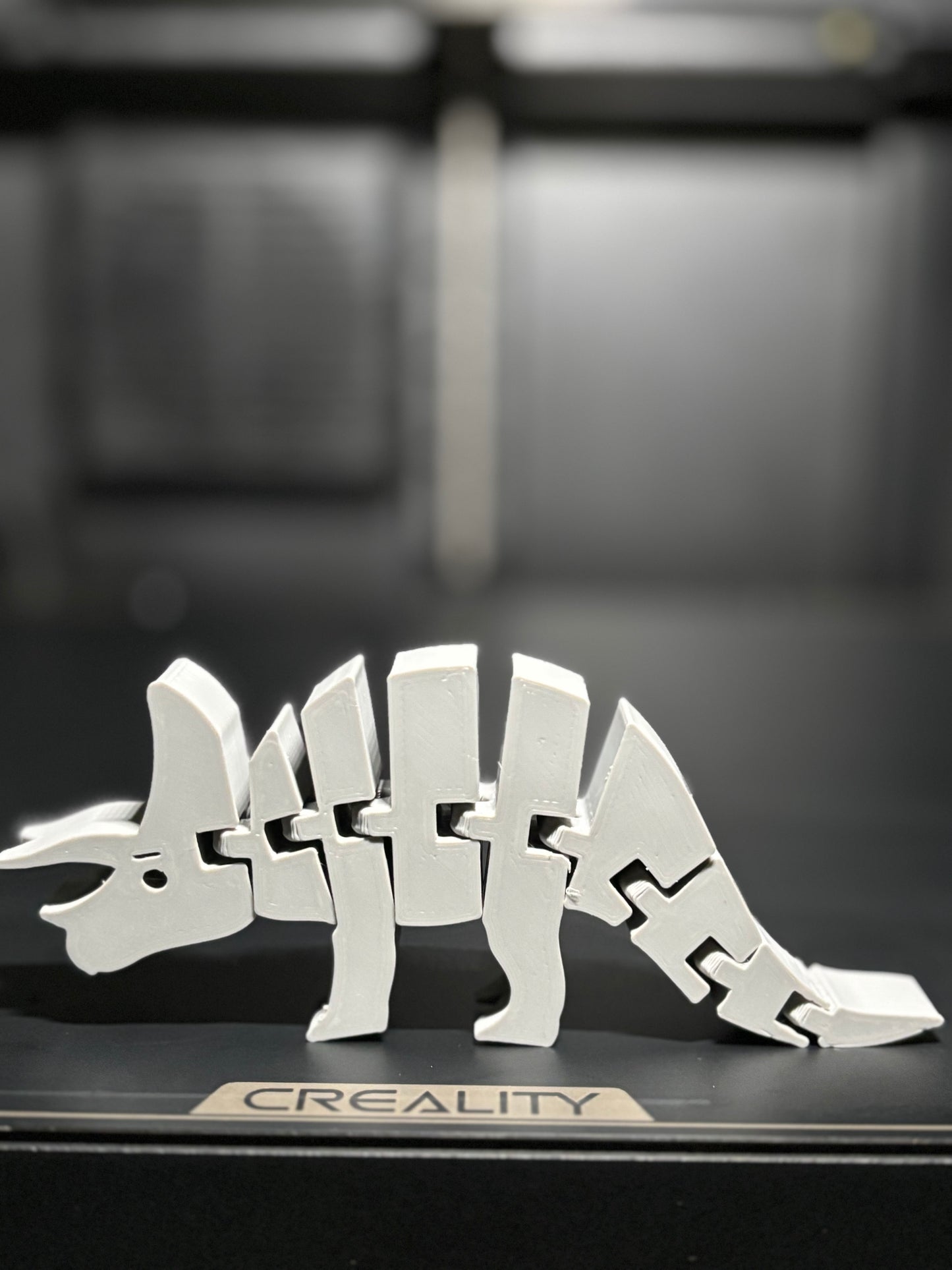 Articulated 3D-Printed Triceratops Flexi Dino 🦕